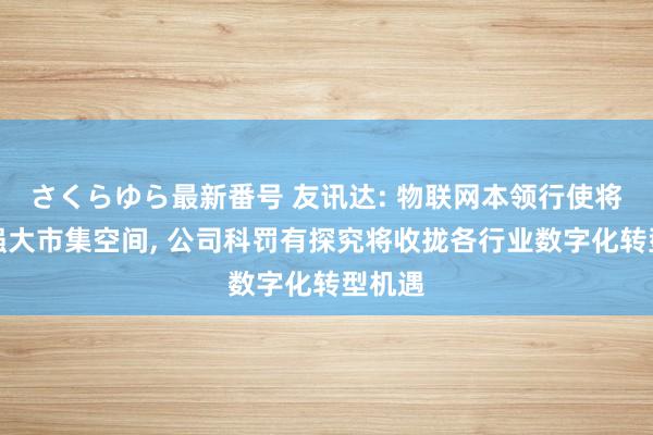 さくらゆら最新番号 友讯达: 物联网本领行使将带来强大市集空间, 公司科罚有探究将收拢各行业数字化转型机遇