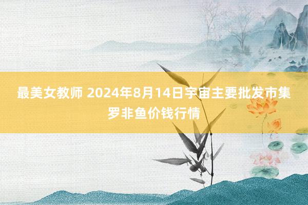 最美女教师 2024年8月14日宇宙主要批发市集罗非鱼价钱行情