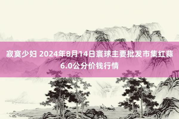 寂寞少妇 2024年8月14日寰球主要批发市集红蒜6.0公分价钱行情